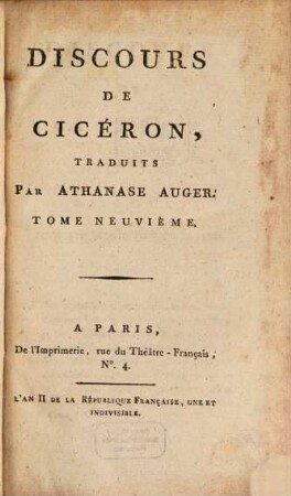 De La Constitution Des Romains Sous Les Rois Et Aux Tems De La République, 9