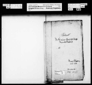 Aufzeichnungen über Vorgänge beim königlichen und kurfürstlichen Bergamt Voigtsberg, Band 12