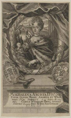 Bildnis der Magdalena Augusta von Sachsen