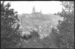 Meißen. Blick auf Meißen vom Martinsberg