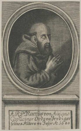 Bildnis des Marcus von Aviano