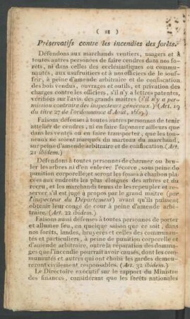 Préservatifs contre les incendies des forêts