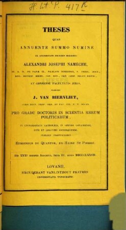 Theses. 1876/77, Fac. Juris