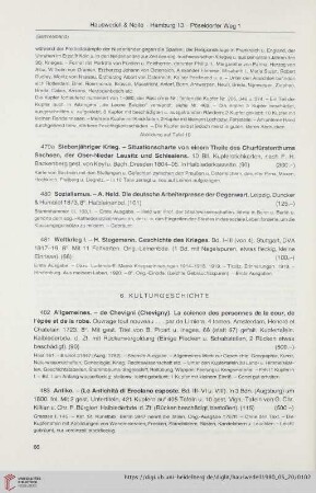 6. Kulturgeschichte (Nr. 482-602)