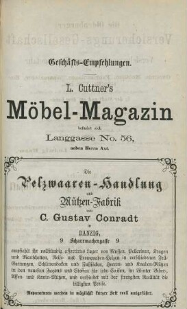 Geschäfts-Empfehlungen