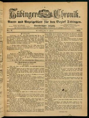 41-60, 16. Januar (Nro. 11) - 22. Januar (Nro. 15)
