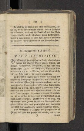 Siebenzehentes Kapitel. Der Glasschleifer.