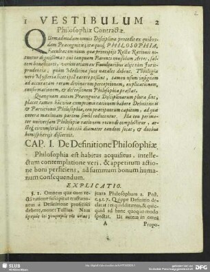 1: Institutionum Philosophicarum Exercitatio ...