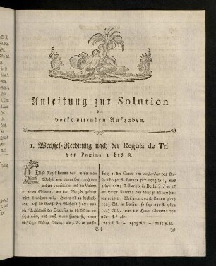 193-208, Anleitung zur Solution der vorkommenden Aufgaben