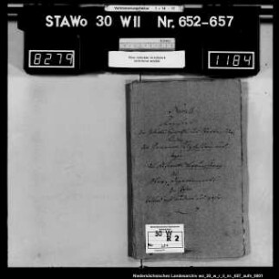 Zivilstandsregister Salzdahlum (östl. Kanton Wolfenbüttel)