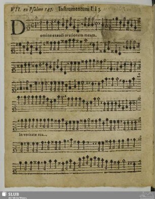 VII. Domine exaudi orationem meam auribus