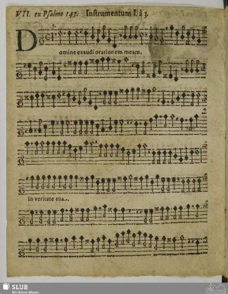 VII. Domine exaudi orationem meam auribus