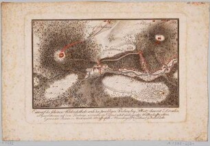 Plan des Friedrichsgrundes zwischen Borsberg und Pillnitz bei Dresden mit Entwurf eines Observatoriums auf dem Borsberg