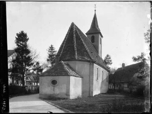 Beiertheim Sankt Michael Kapelle Außenansicht von Nordosten