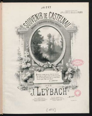 Souvenir de Castelnau : rèverie p.r harmonium ou orgue expressif