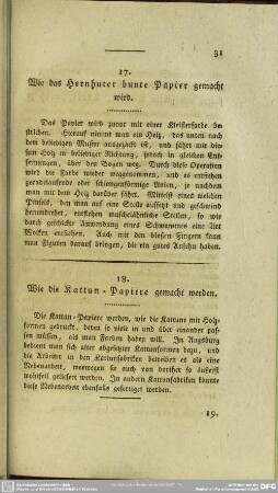 17. Wie das Hernbuter bunte Papier gemacht wird