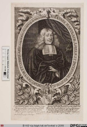 Bildnis Johann Hartlaub d. J.