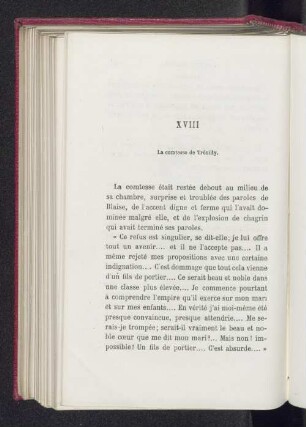 XVIII La comtesse de Trénilly.