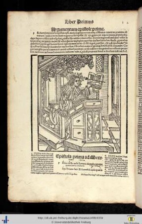Liber I. Epistolarum.