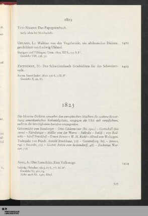 1823 (Nr. 1414-1431)
