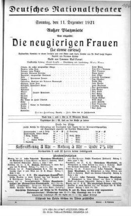 Die neugierigen Frauen (Le donne curiose)