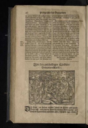 Von den unschuldigen Kindlein/ Evangelium Matth.2.