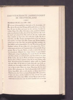 Das vierzehnte Jahrhundert in Deutschland