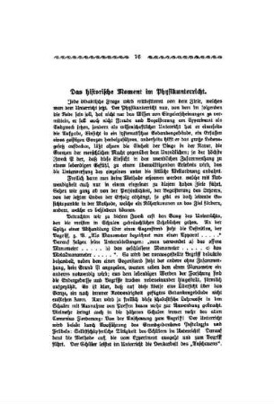 Das historische Moment im Physikunterricht