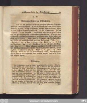 §. IV. Vollkommenheiten der Erleuchteten.