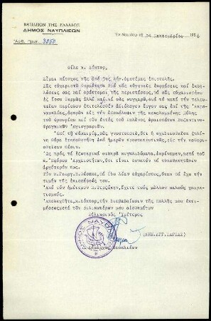 Sagias an W. Schaefer