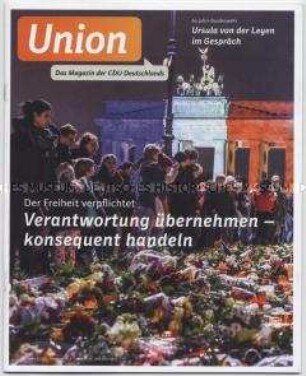 Magazin der CDU mit dem Schwerpunktthema Flüchtlingspolitik