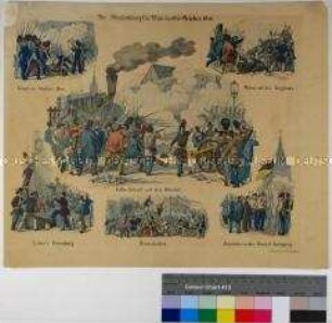 Der Straßenkampf in Wien am 6. Oktober 1848 - Bilderbogen