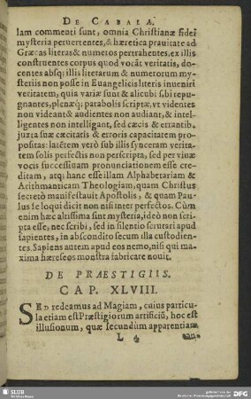 De Praestigiis. Cap. XLVIII.