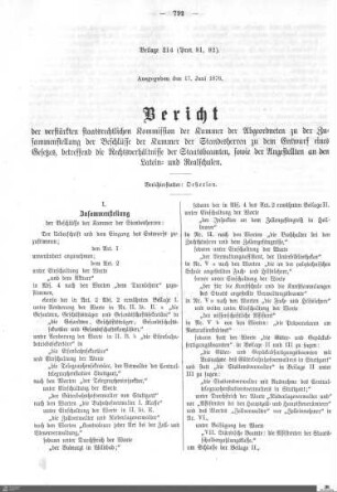 Beilagen zu Protokoll, 81./82. Sitzung