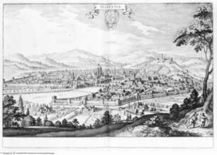 Itinerarium Italiae nov-antiquae: oder Raiß-Beschreibung durch Italien ..., auf S. 112 folgend: Stadtansicht: Florenz