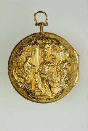 Herrentaschenuhr mit mythologischer Szene