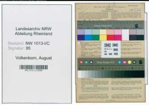 Entnazifizierung August Volkenborn , geb. 16.06.1891 ()