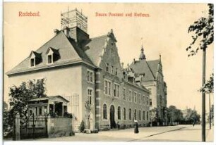 Radebeul. Neues Postamt und Rathaus
