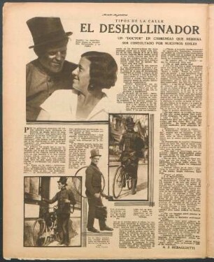 El deshollinador : Tipos de la calle