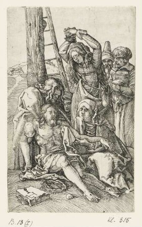 Beweinung, Blatt 12 der Folge "Passion Christi"