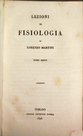 Lezioni di Fisiologia, 6