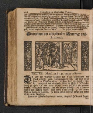 Evangelium am achtzehenden Sonntage nach Trinitatis.