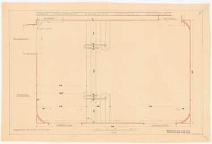 Konzerthaus, Beuthen Umbau: Haupttreppe Grundriss I