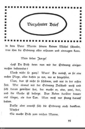 Vierzehnter Brief