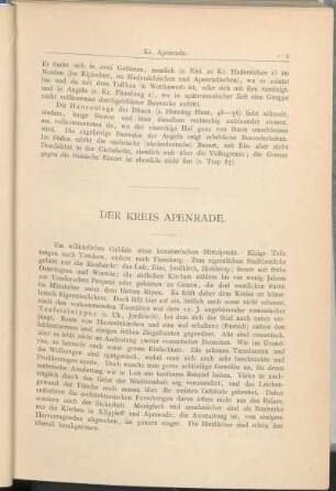 Der Kreis Apenrade