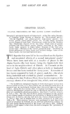 Chapter XXXIV. Glacial Phenomena Of The Alpine Lands - continued