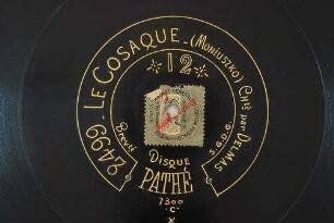 Le cosaque / (Moniuszko)