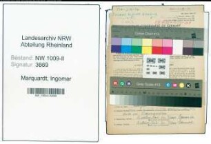 Entnazifizierung Ingomar Marquardt , geb. 23.07.1903 (Schlosser)