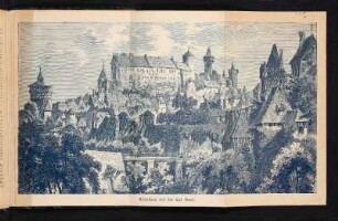 Nürnberg mit der kgl. Burg.