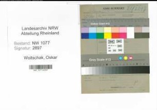 Entnazifizierung Oskar Woitschak , geb. 27.10.1899 (Polizist)